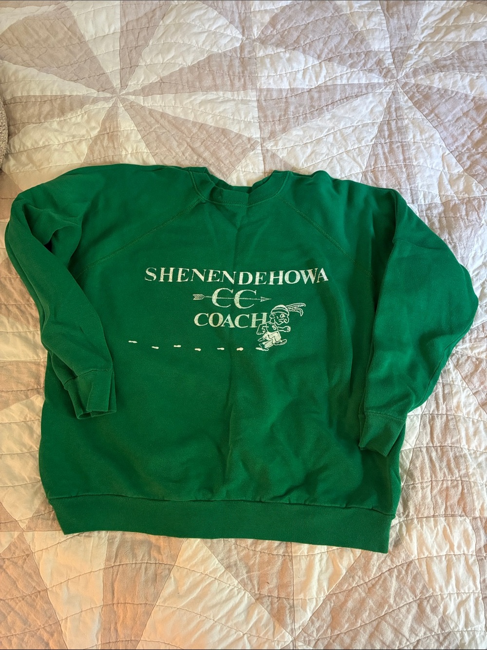 Vintage Green Crewneck Sweatshirt - Coach Graphic